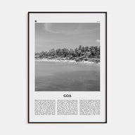 Goa Travel B&W No 2 Poster