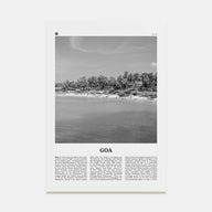 Goa Travel B&W No 2 Poster