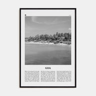 Goa Travel B&W No 2 Poster