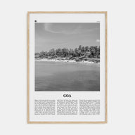 Goa Travel B&W No 2 Poster