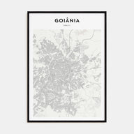 Goiânia Map Portrait Poster