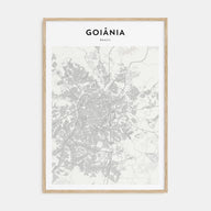 Goiânia Map Portrait Poster