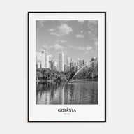 Goiânia Portrait B&W Poster