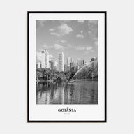 Goiânia Portrait B&W Poster