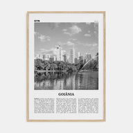 Goiânia Travel B&W Poster