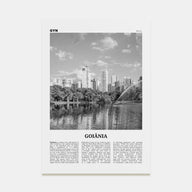 Goiânia Travel B&W Poster