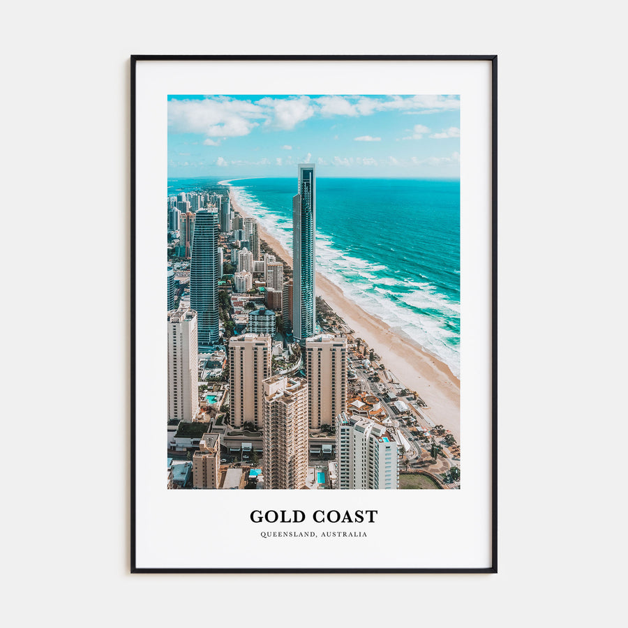 Gold Coast Portrait Color Poster