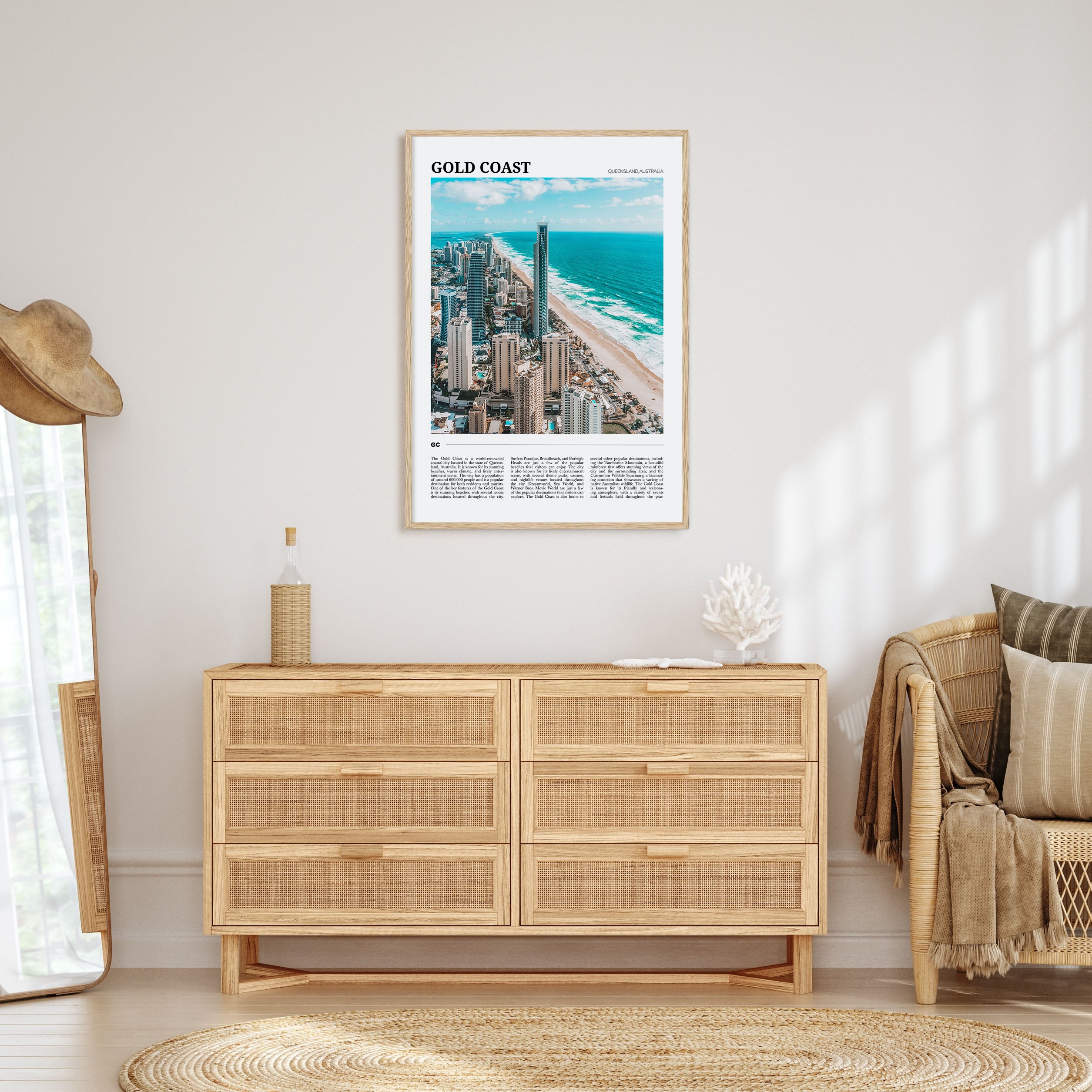 Gold Coast Travel Color Poster