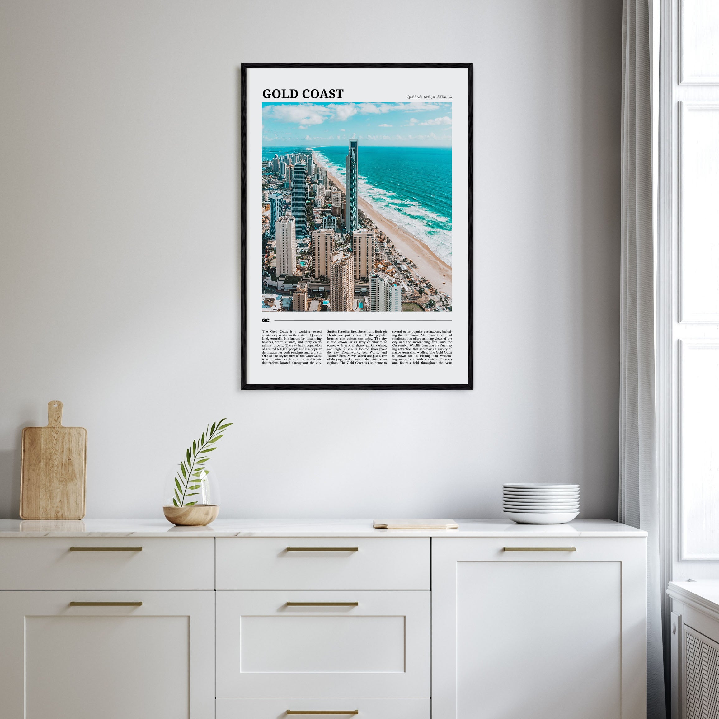Gold Coast Travel Color Poster