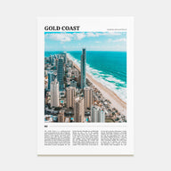 Gold Coast Travel Color Poster