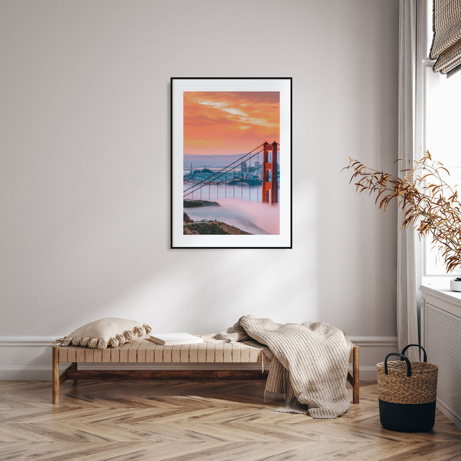Golden Gate Bridge Photo Color No 1 Poster