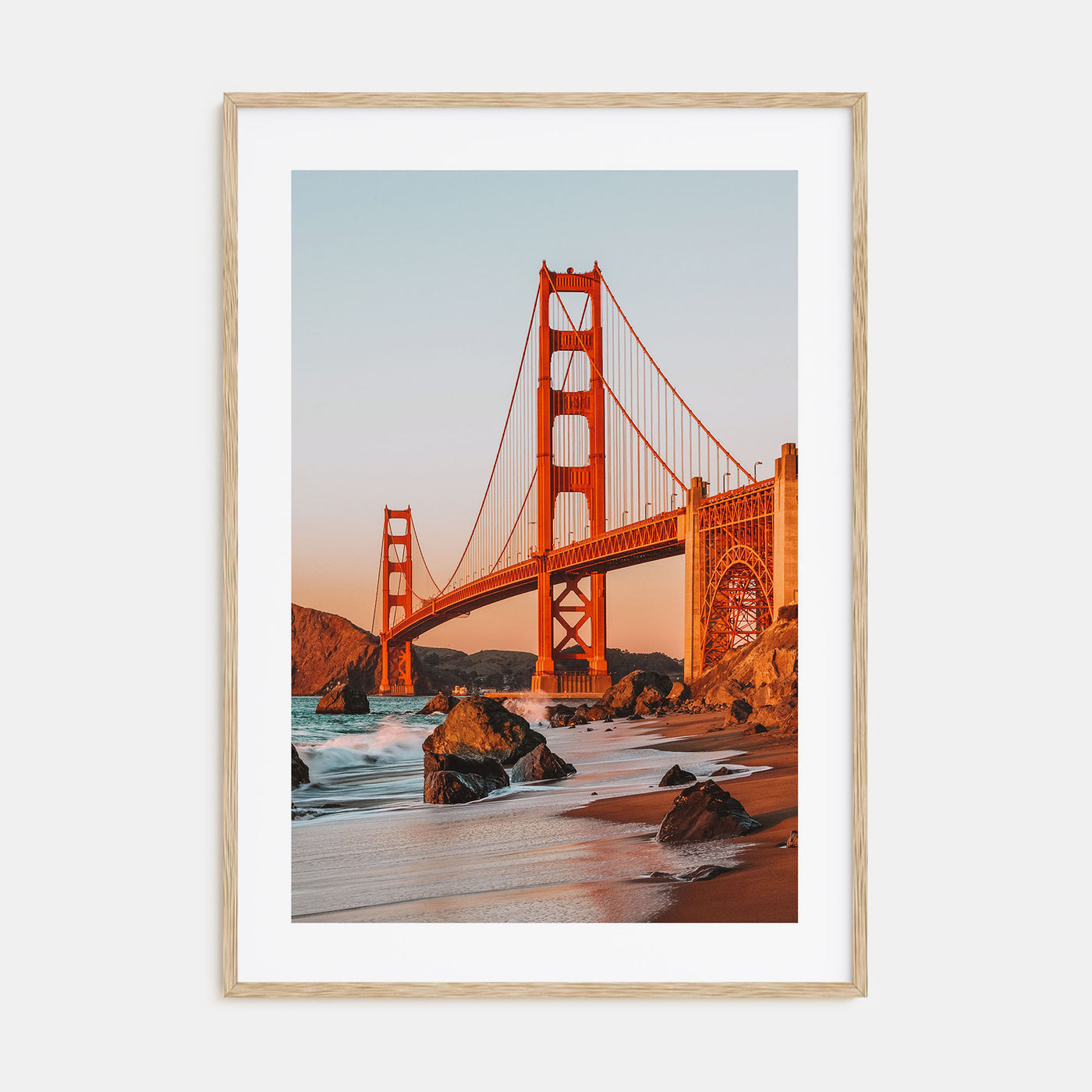 Golden Gate Bridge Photo Color No 2 Poster