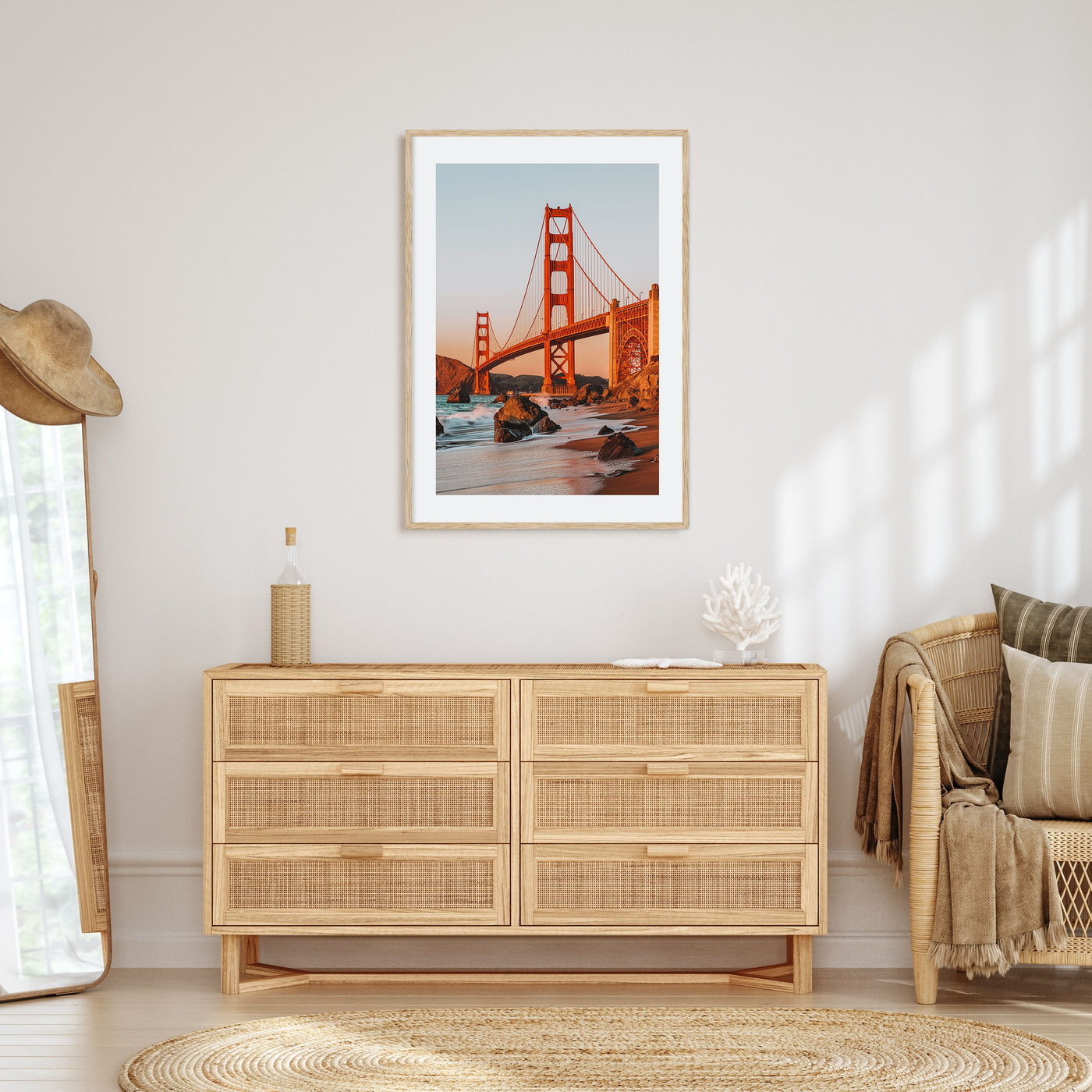 Golden Gate Bridge Photo Color No 2 Poster