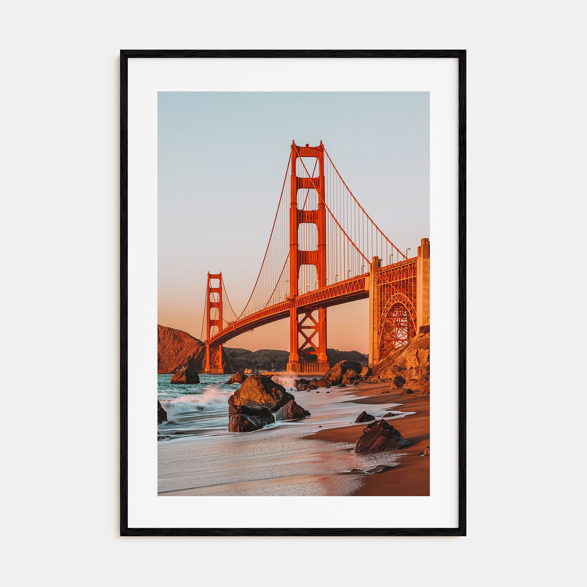 Golden Gate Bridge Photo Color No 2 Poster