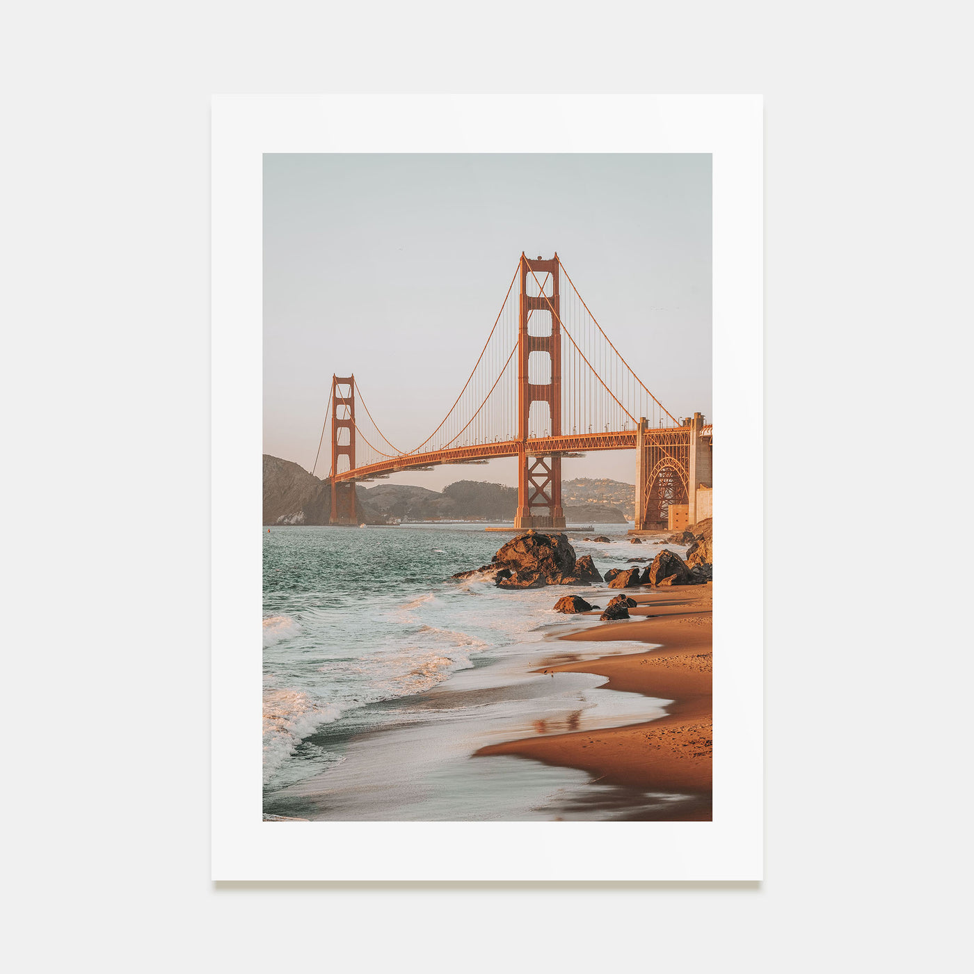 Golden Gate Bridge Photo Color No 3 Poster