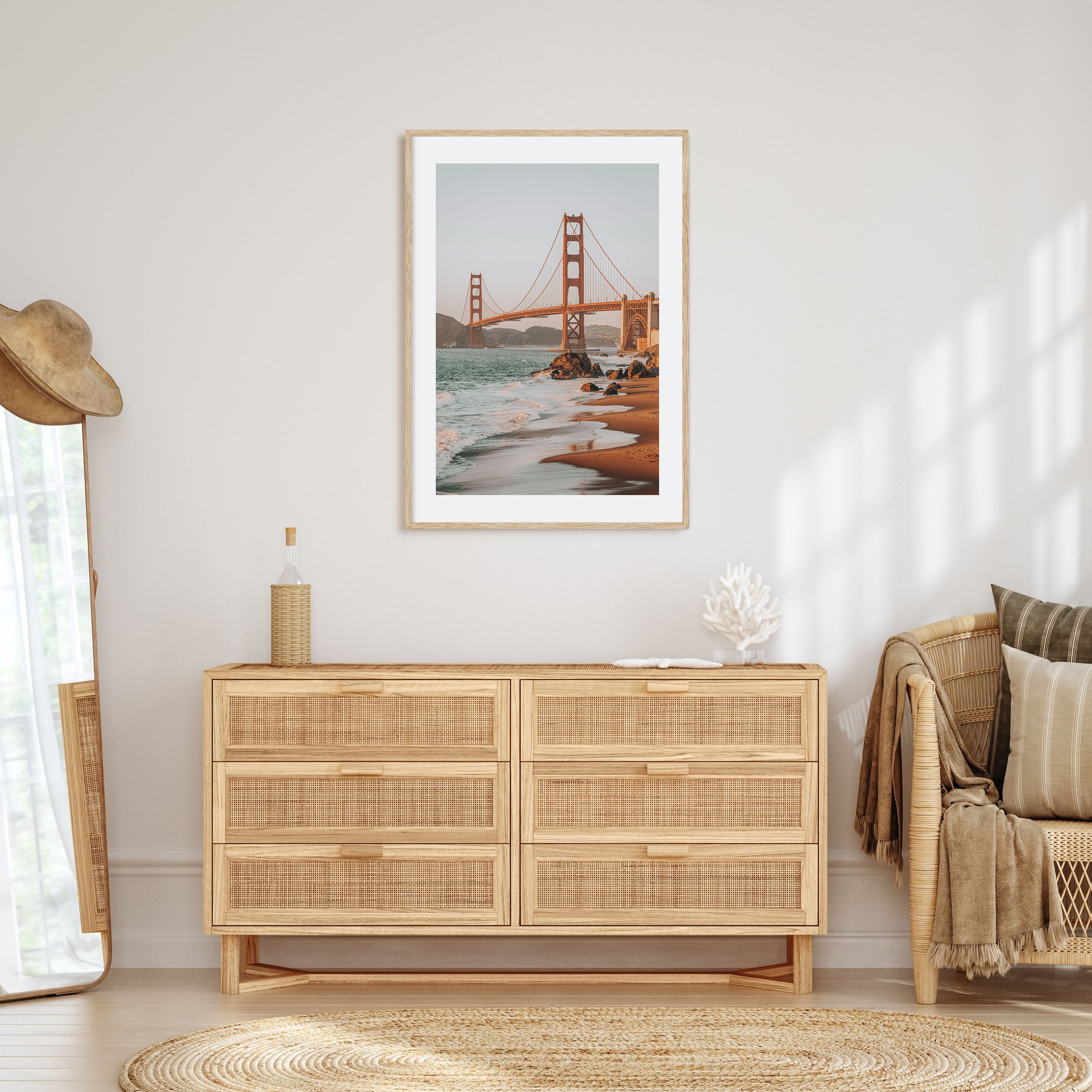 Golden Gate Bridge Photo Color No 3 Poster