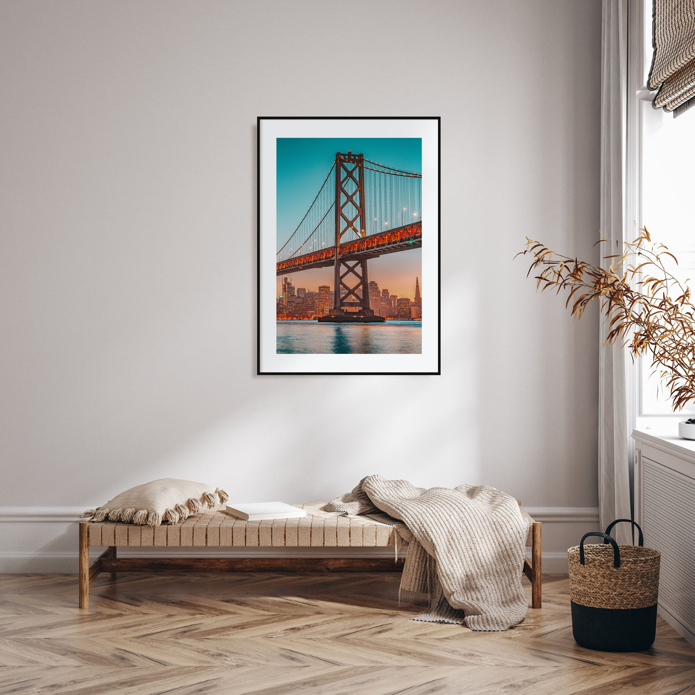 Golden Gate Bridge Photo Color No 4 Poster