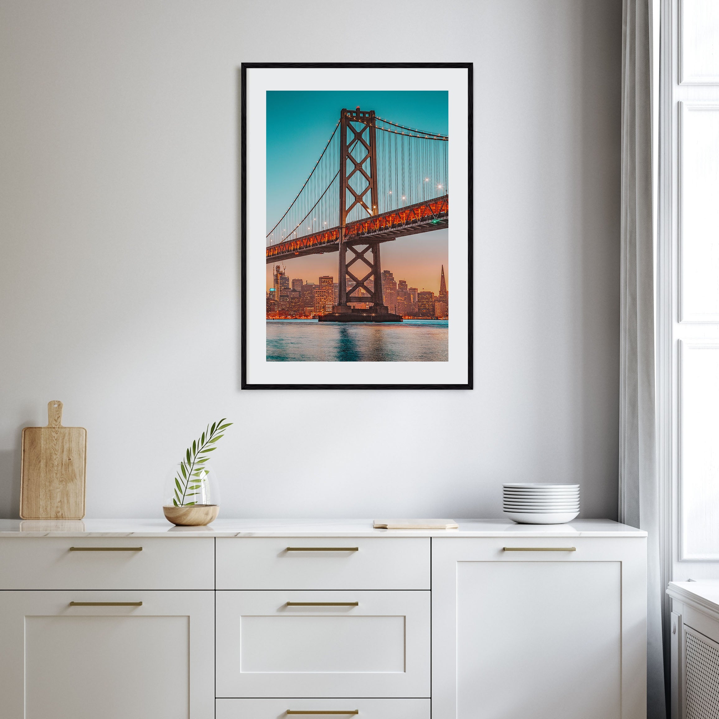 Golden Gate Bridge Photo Color No 4 Poster