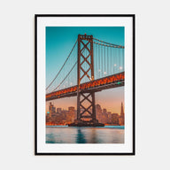 Golden Gate Bridge Photo Color No 4 Poster