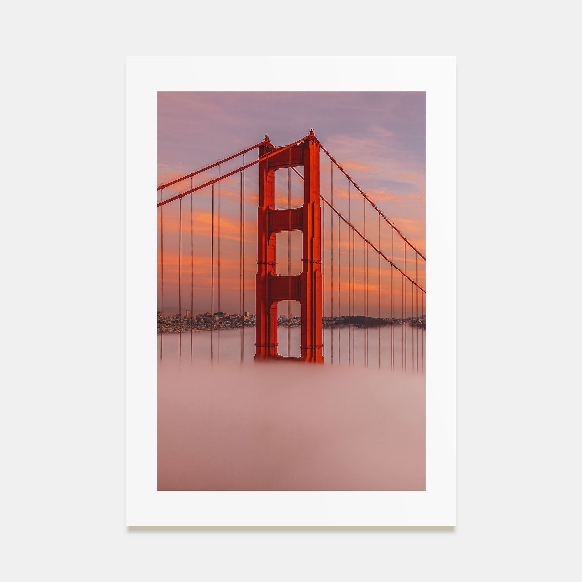 Golden Gate Bridge Photo Color No 5 Poster
