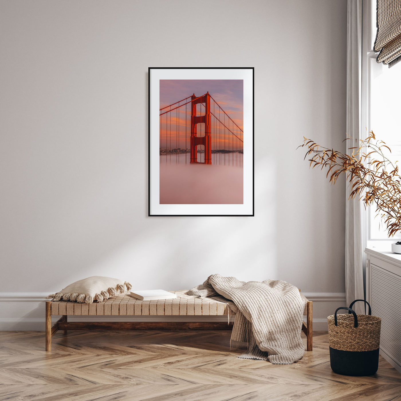Golden Gate Bridge Photo Color No 5 Poster
