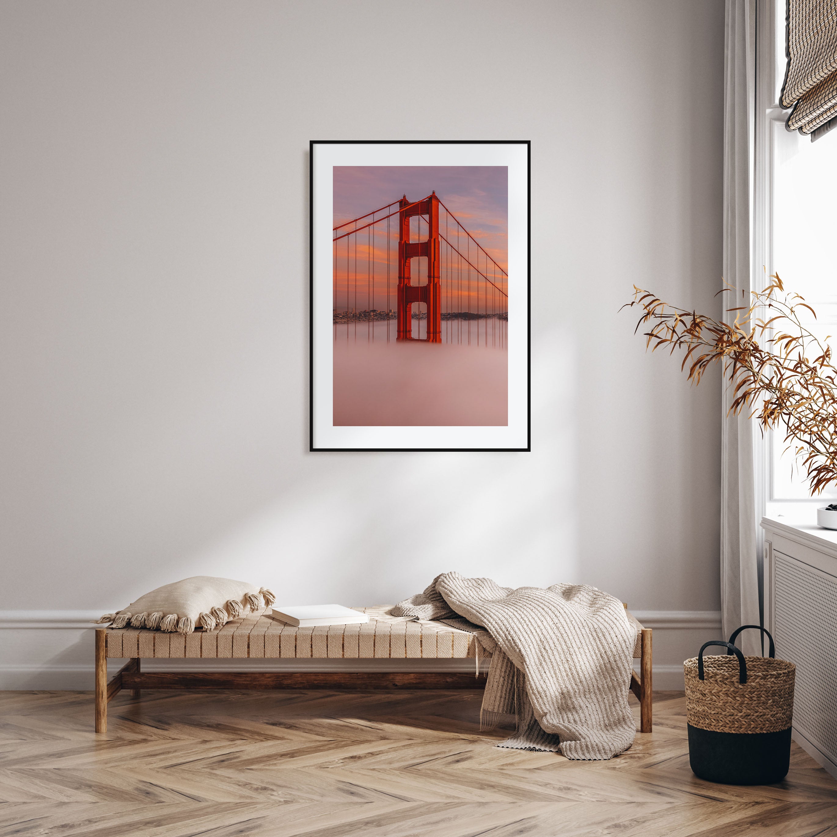 Golden Gate Bridge Photo Color No 5 Poster