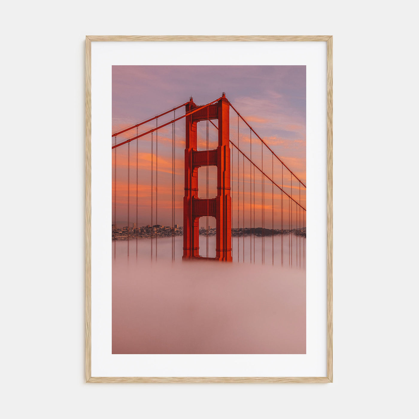 Golden Gate Bridge Photo Color No 5 Poster
