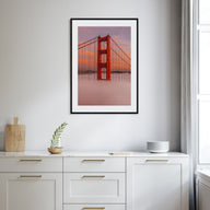 Golden Gate Bridge Photo Color No 5 Poster