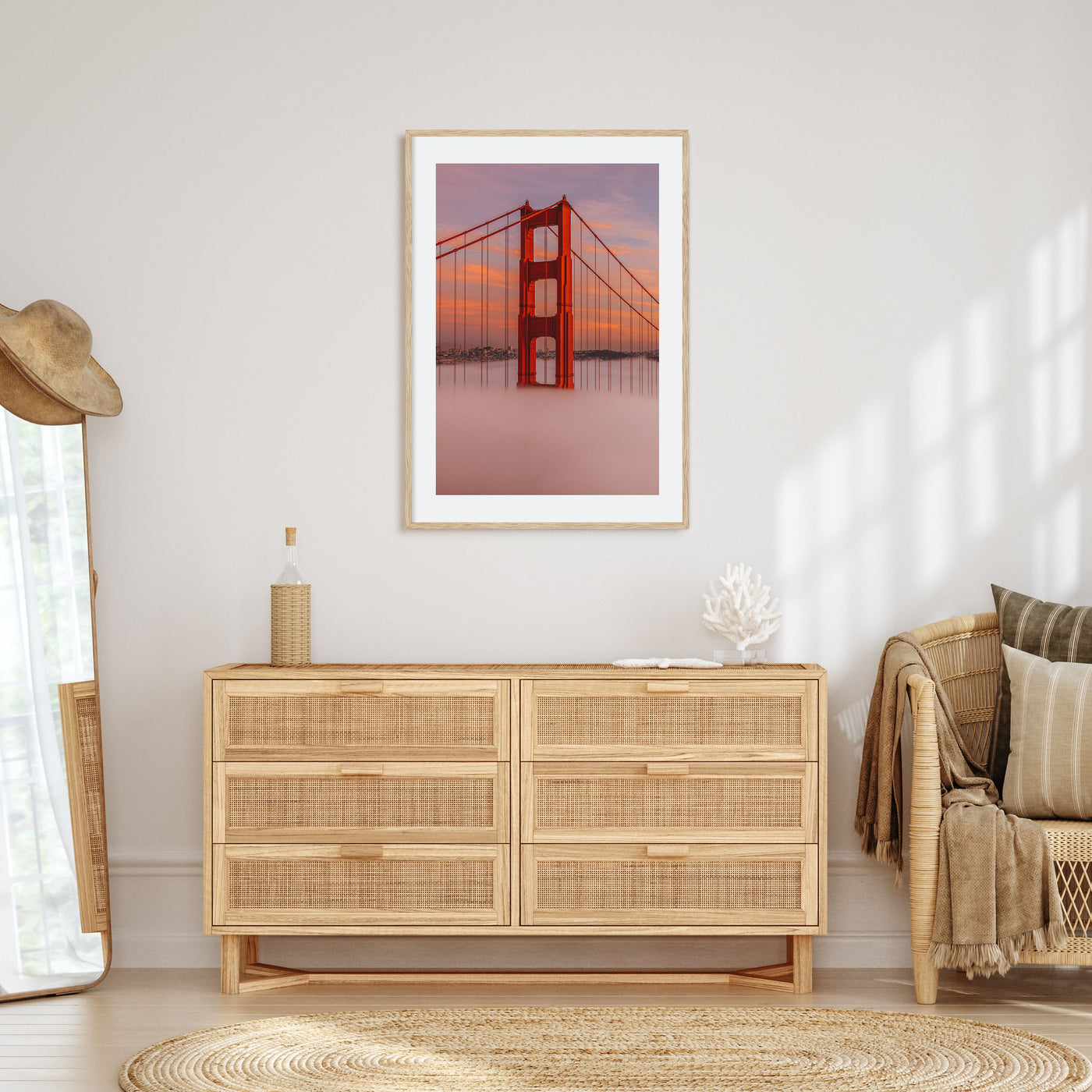 Golden Gate Bridge Photo Color No 5 Poster