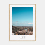 Golden Portrait Color Poster