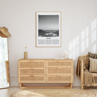 Golden Travel B&W Poster