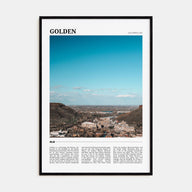 Golden Travel Color Poster