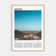 Golden Travel Color Poster