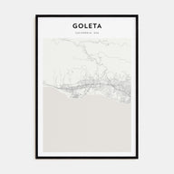 Goleta Map Portrait Poster