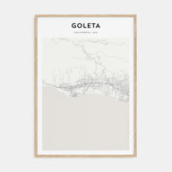 Goleta Map Portrait Poster