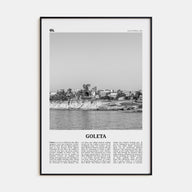 Goleta Travel B&W Poster