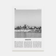 Goleta Travel B&W Poster