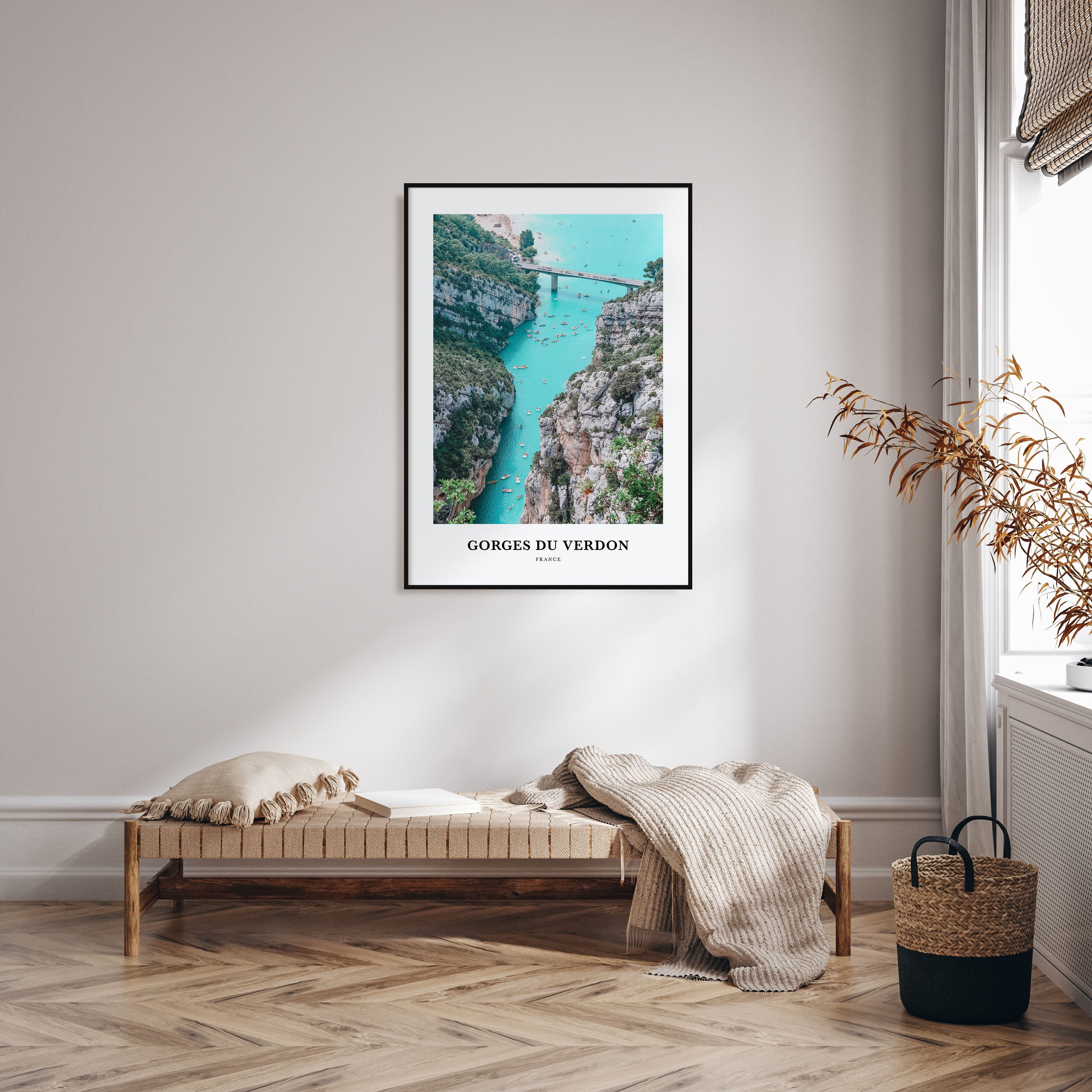 Gorges du Verdon Portrait Color Poster