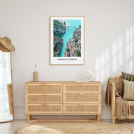 Gorges du Verdon Portrait Color Poster