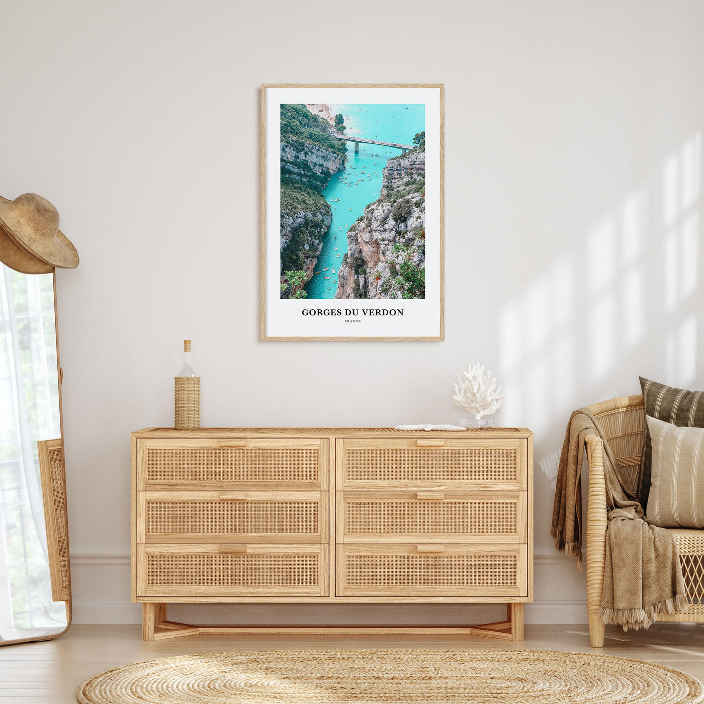 Gorges du Verdon Portrait Color Poster