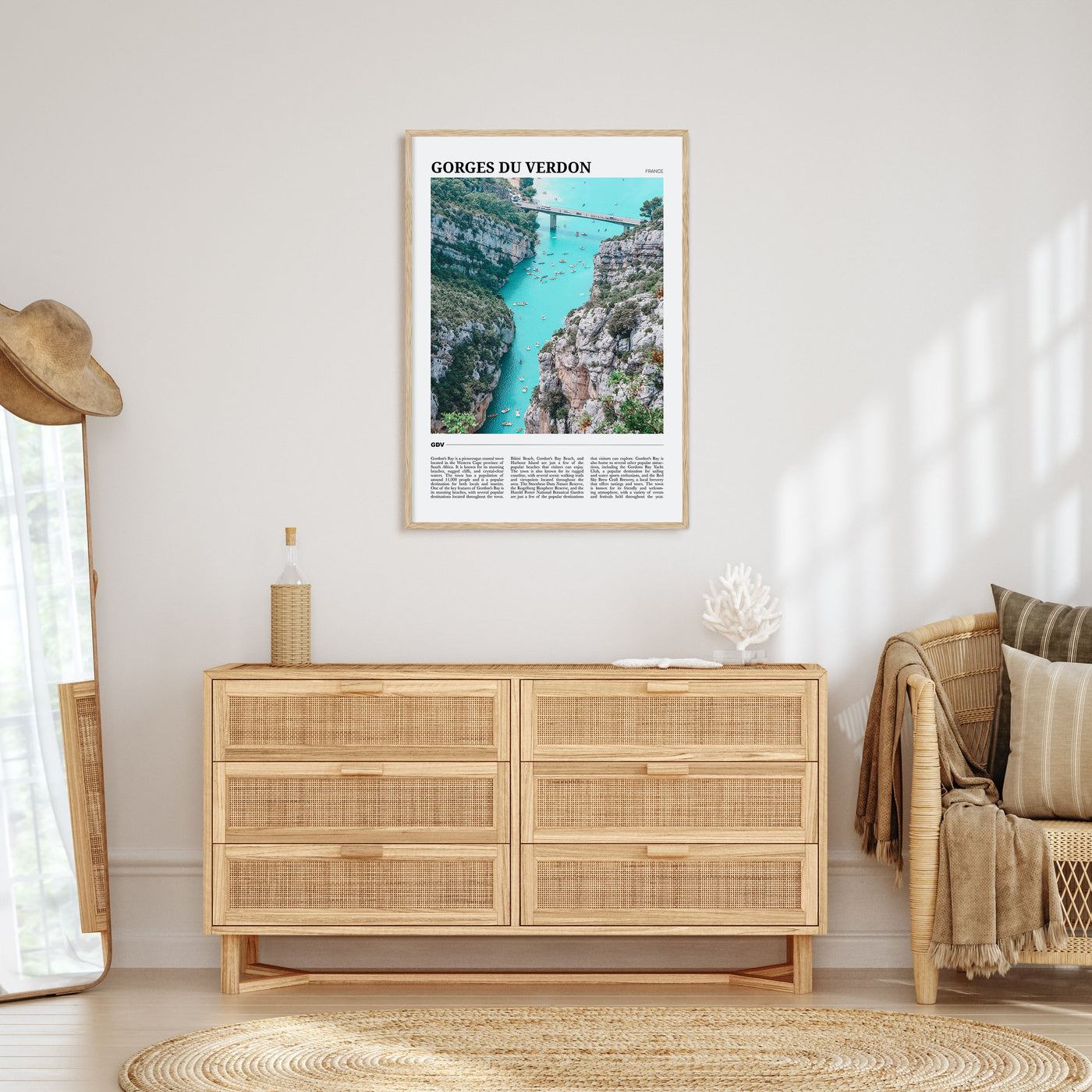 Gorges du Verdon Travel Color Poster