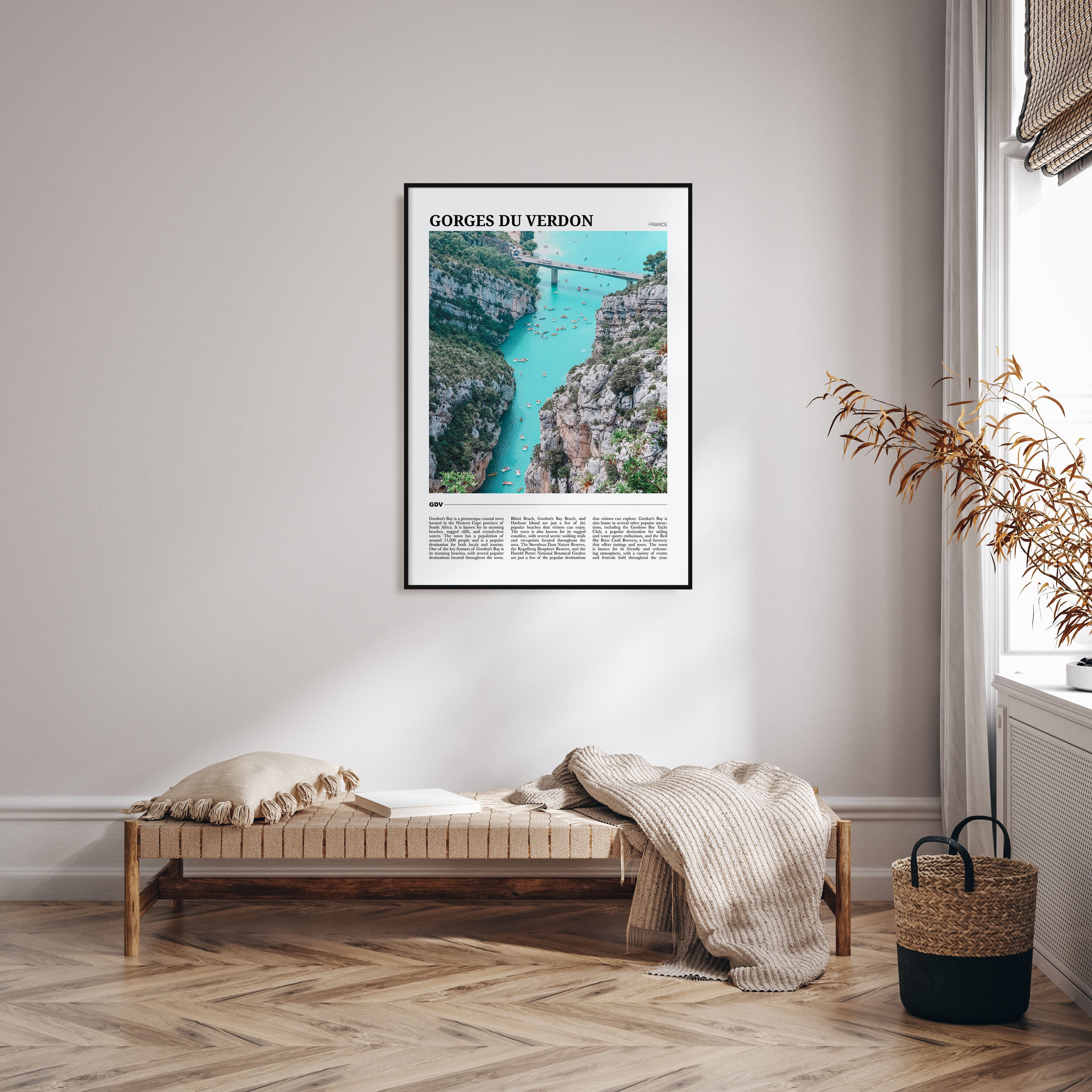 Gorges du Verdon Travel Color Poster