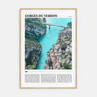 Gorges du Verdon Travel Color Poster