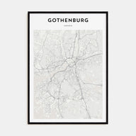 Gothenburg Map Portrait Poster