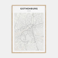 Gothenburg Map Portrait Poster