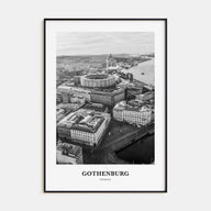Gothenburg Portrait B&W Poster