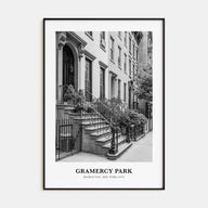 Gramercy Park Portrait B&W Poster