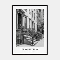 Gramercy Park Portrait B&W Poster