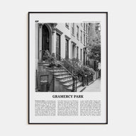 Gramercy Park Travel B&W Poster