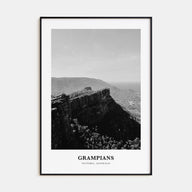 Grampians National Park Portrait B&W Poster